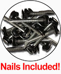 z-stop zinc strips nails included